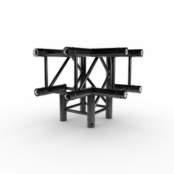 Naroże kratownicy QUADRO 290 AL34C30 Czarne