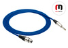 Kabel mikrofonowy XLR F - JACK 6.3 ECONOMIC Niebieski