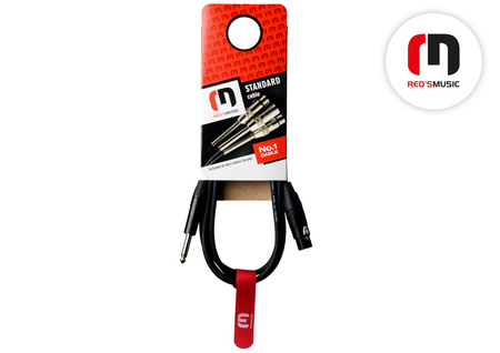 Kabel mikrofonowy XLR F - JACK 6.3