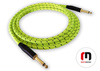 Kabel instrumentalny JACK - JACK Neonowy