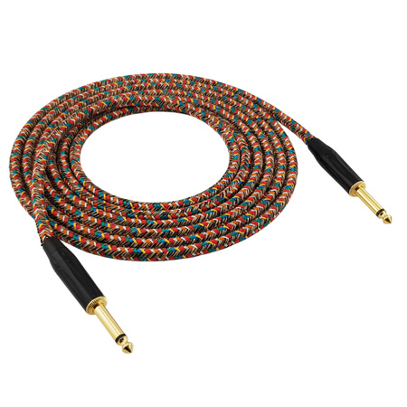 Kabel instrumentalny JACK - JACK Wielokolorowy