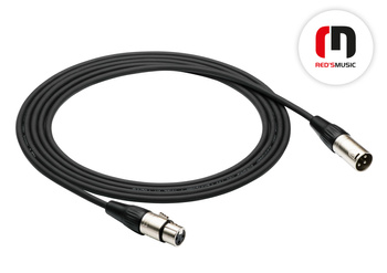 Kabel mikrofonowy XLR M - XLR F ECONOMIC Czarny
