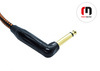 Kabel instrumentalny JACK - JACK KĄTOWY Czarno-pomarańczowy