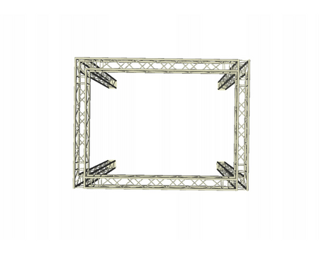 Stoisko Targowe Quadro Srebrne 