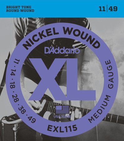 Struny D'Addario EXL115