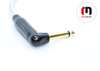 Kabel instrumentalny JACK KĄTOWY - JACK KĄTOWY Czarno-biały