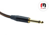 Kabel instrumentalny JACK - JACK KĄTOWY Czarno-pomarańczowy