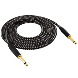 Kabel instrumentalny JACK - JACK Czarno-szary